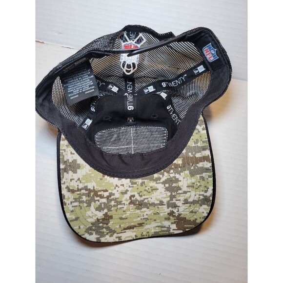 Dallas Cowboys New‎ Era Salute To Service Black Men's Mesh Snapback Hat Trucker - Picture 5 of 7